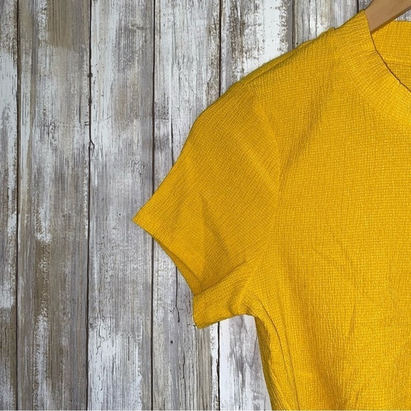 NWT BCBG Marigold Tie Crop Top - Picture 4 of 6